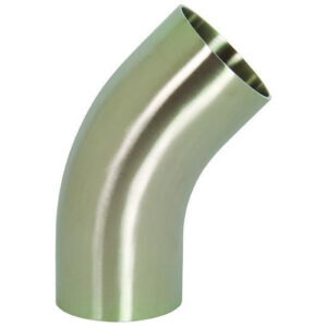 B2KS Polished 45° Weld Elbows with Tangents - Dixon