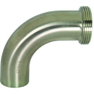 B2T Polished 90° Threaded Bevel Seat x Weld Elbows - Dixon