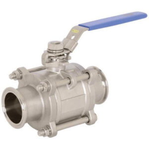 Robinet à boisseau sphérique BV2GG non encapsulé, 2 voies, 3 pièces, en acier inoxydable - Dixon