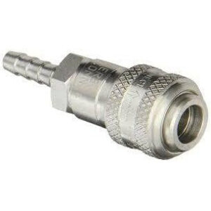 D-Type Industrial Pneumatic Hose Barb Coupler with Automatic Close - Dixon