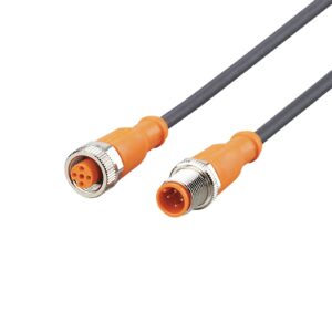 M12 4 Pin 5 meters, straight/straight – Ifm