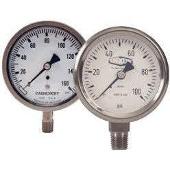 GLSS Stainless Steel Liquid Filled Pressure Gauge - Dixon