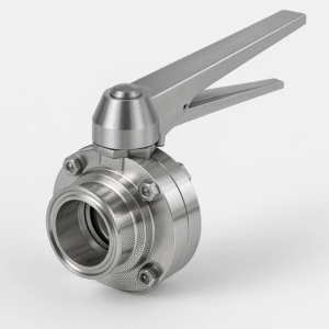 Tri-Clamp Butterfly Valve with Stainless steel  handle